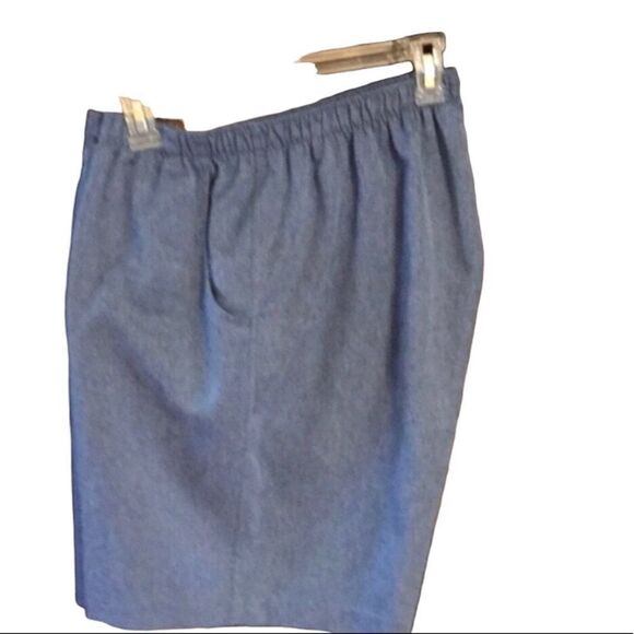 Kim Rogers 16W Blue Shorts W/ Elastic Waist - Picture 1 of 5